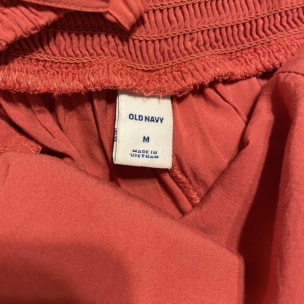 Dark rose, spaghetti strap jumpsuit from Old Navy. Size Medium - Picture 2 of 2